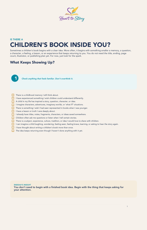 Is there a Children's Book Inside You